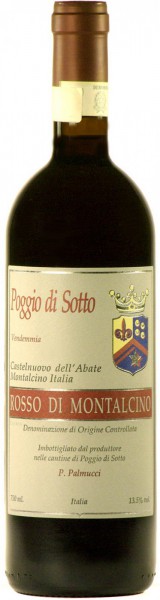 Вино Poggio di Sotto, "Rosso di Montalcino", Vendemmia Castelnuovo dell’Abate DOC, 2007