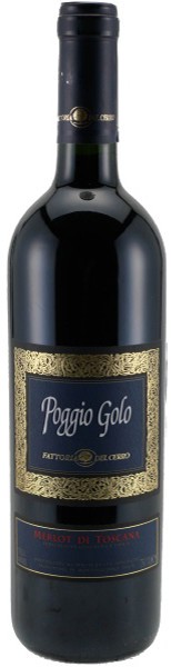 Вино Poggio Golo Merlot di Toscana IGT, 2004
