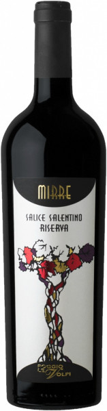 Вино Poggio Le Volpi, "Mirre" Salice Salentino Riserva DOP