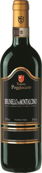 Вино "Poggiocaro" Brunello di Montalcino DOCG, 2012