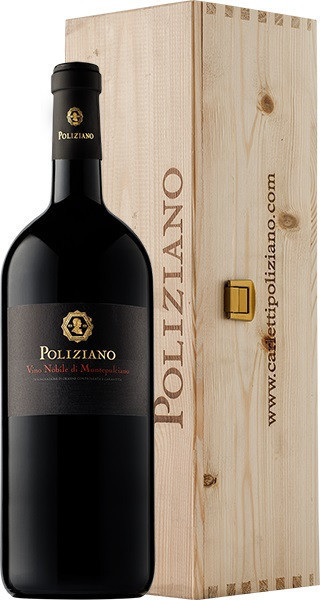 Вино Poliziano, Vino Nobile di Montepulciano DOCG, 2019, wooden box, 1.5 л