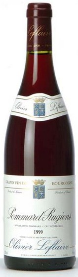 Вино Pommard-Rugiens, 1er Cru AOC 1999