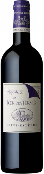 Вино Preface de Tour des Termes, Saint-Estephe AOC, 2016