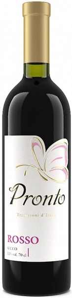 Вино "Pronto" Rosso Secco, 0.7 л