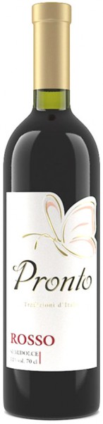 Вино "Pronto" Rosso Semidolce, 0.7 л