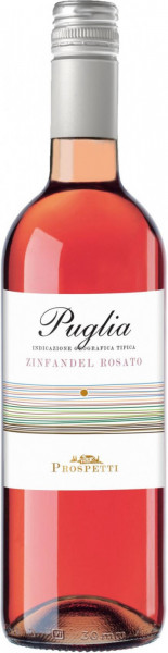 Вино "Prospetti" Zinfandel Rosato, Puglia IGT, 2017