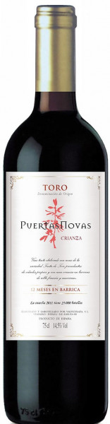 Вино "Puertas Novas" Crianza, Toro DO