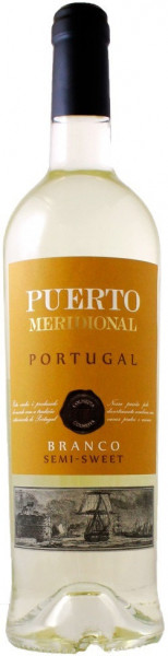 Вино "Puerto Meridional" Branco Semi-Sweet, 2016