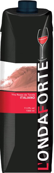 Вино Quargentan, L'Onda Forte, Vino Rosso da Tavola, tetra-pack, 1 л