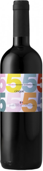 Вино Querceto di Castellina, "Cinque", Toscana IGT, 2015