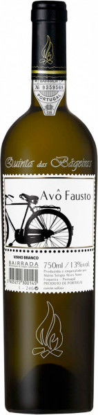 Вино Quinta das Bageiras, "Avo Fausto" Branco, Bairrada DOC, 2016