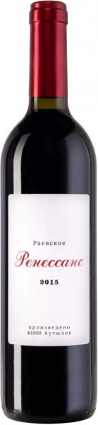 Вино Raevskoe, "Renaissance", 2015