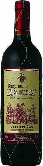 Вино "Raices" Tempranillo, Valdepenas DO
