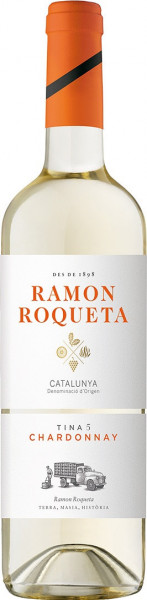 Вино "Ramon Roqueta" Chardonnay, Catalunya DO, 2018
