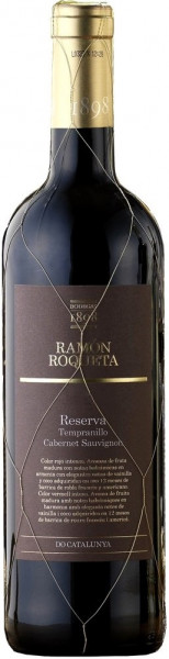Вино Ramon Roqueta, Reserva Tempranillo-Cabernet Sauvignon, Catalunya DO, 2012