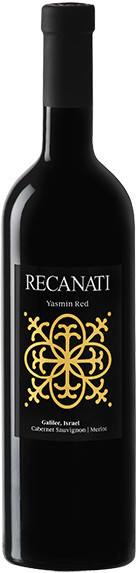 Вино Recanati, "Yasmin" Red (kosher mevushal), 2019