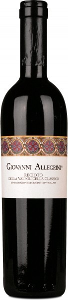 Вино Recioto della Valpolicella Classico DOC Giovanni Allegrini 2006, 0.5 л