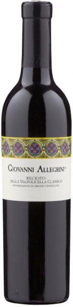Вино Recioto della Valpolicella Classico DOC, "Giovanni Allegrini", 2008, 0.5 л
