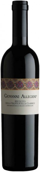 Вино Recioto della Valpolicella Classico DOC, "Giovanni Allegrini", 2012, 0.5 л