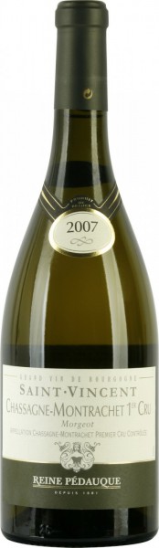 Вино Reine Pedauque, "Saint-Vincent" Chassagne-Montrachet 1er Cru "Morgeot" AOC, 2007