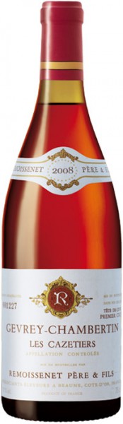 Вино Remoissenet Pere & Fils, Les Cazetiers Gevrey Chambertin 1-er Cru AOC 2008