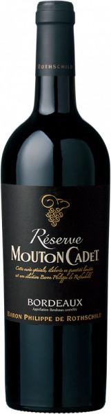 Вино Reserve "Mouton Cadet", Bordeaux AOC Rouge