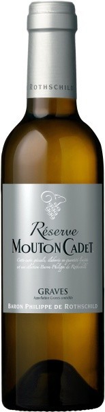Вино Reserve Mouton Cadet Graves AOC Blanc 2009, 0.375 л