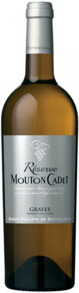 Вино "Reserve Mouton Cadet" Graves AOC Blanc, 2016