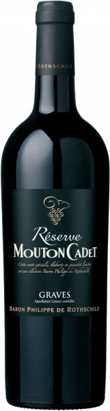 Вино Reserve "Mouton Cadet", Graves AOC Rouge, 2016
