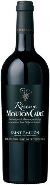 Вино Reserve "Mouton Cadet", Saint-Emilion AOC, 2015