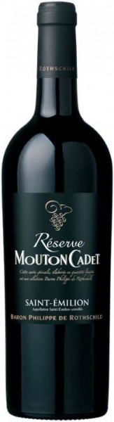 Вино Reserve "Mouton Cadet", Saint-Emilion AOC, 2016