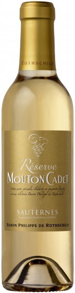 Вино Reserve Mouton Cadet, Sauternes AOC, 2010, 0.375 л