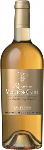 Вино "Reserve Mouton Cadet", Sauternes AOC, 2012