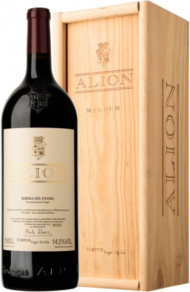 Вино Ribera del Duero DO, "Alion", 2013, wooden box, 1.5 л