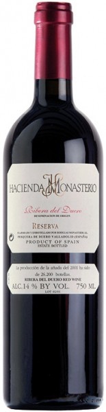 Вино Ribera del Duero DO Hacienda Monasterio Reserva 1996