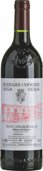 Вино Ribera del Duero DO Valbuena 5, 2006