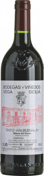 Вино Ribera del Duero DO "Valbuena 5", 2007