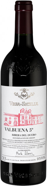 Вино Ribera del Duero DO "Valbuena 5", 2015
