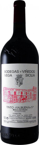 Вино Ribera del Duero DO "Valbuena 5", 2015, 1.5 л