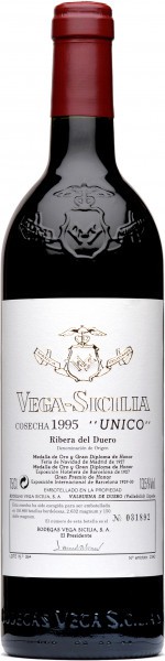 Вино Ribera del Duero DO Vega Sicilia Unico 1995