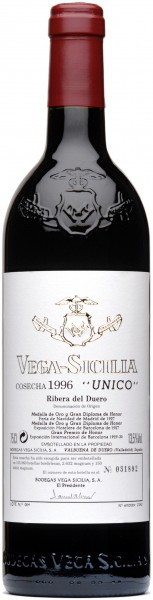 Вино Ribera del Duero DO Vega Sicilia Unico 1996
