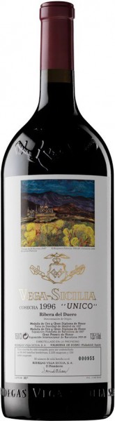 Вино Ribera del Duero DO Vega Sicilia Unico 1996, 1.5 л