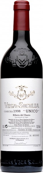 Вино Ribera del Duero DO, Vega Sicilia, "Unico", 1998