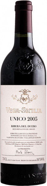 Вино Ribera del Duero DO, Vega Sicilia, "Unico", 2005