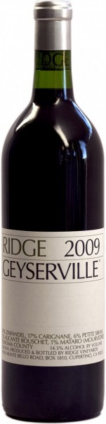 Вино Ridge, "Geyserville", 2009