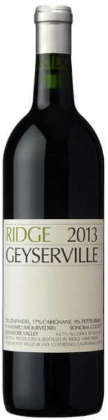 Вино Ridge, "Geyserville", 2013