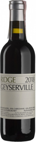 Вино Ridge, "Geyserville", 2018, 375 мл