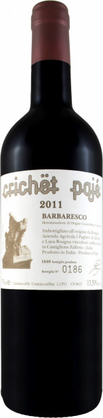 Вино Roagna, Barbaresco "Crichet Paje" DOCG, 2011