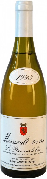 Вино Robert Ampeau et Fils, Meursault Premier Cru La Piece sous le bois AOC, 1993