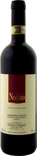 Вино Roberto Ferraris, "Nobbio", Barbera d'Asti DOCG, 2017